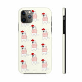 Christmas Cat Tough Case for iPhone with Wireless Charging