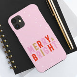 Merry & Bright Tough Case for iPhone with Wireless Charging