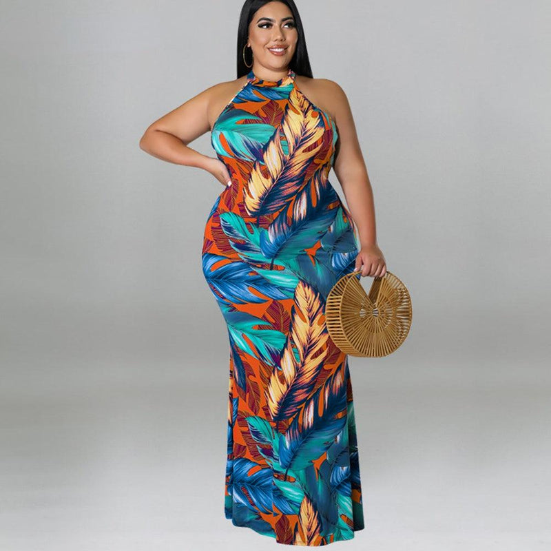 Plus Size Women Bodycon Maxi - Clothing Whore