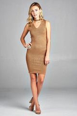 Choker Sweater Dress - Clothing Whore