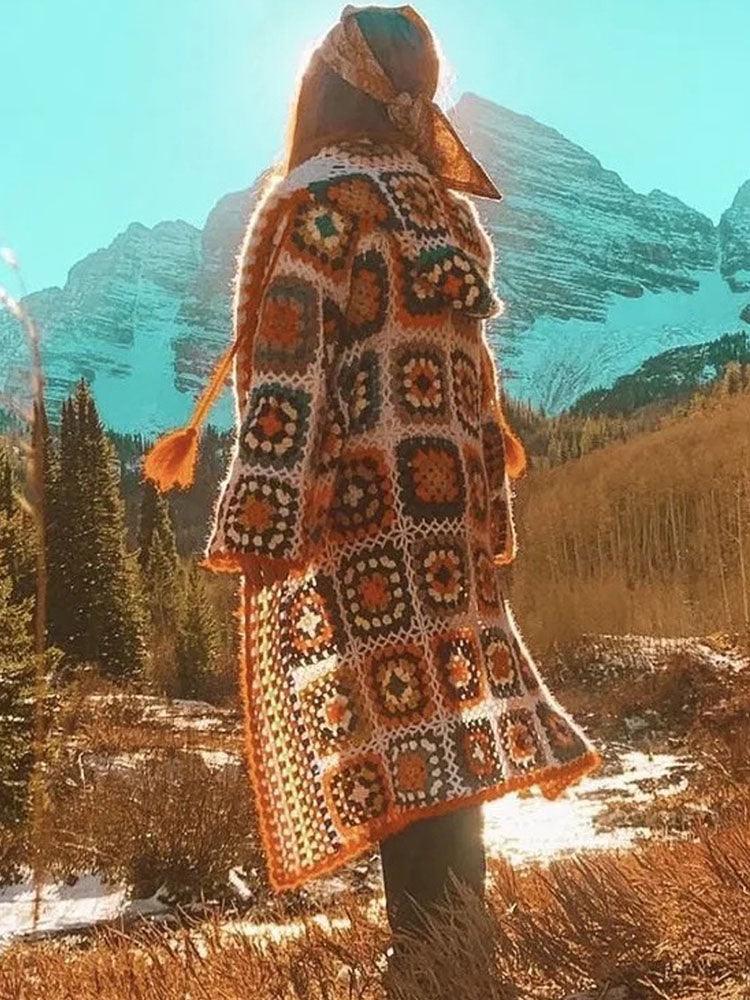 Bohemian Crochet Cardigan - Clothing Whore