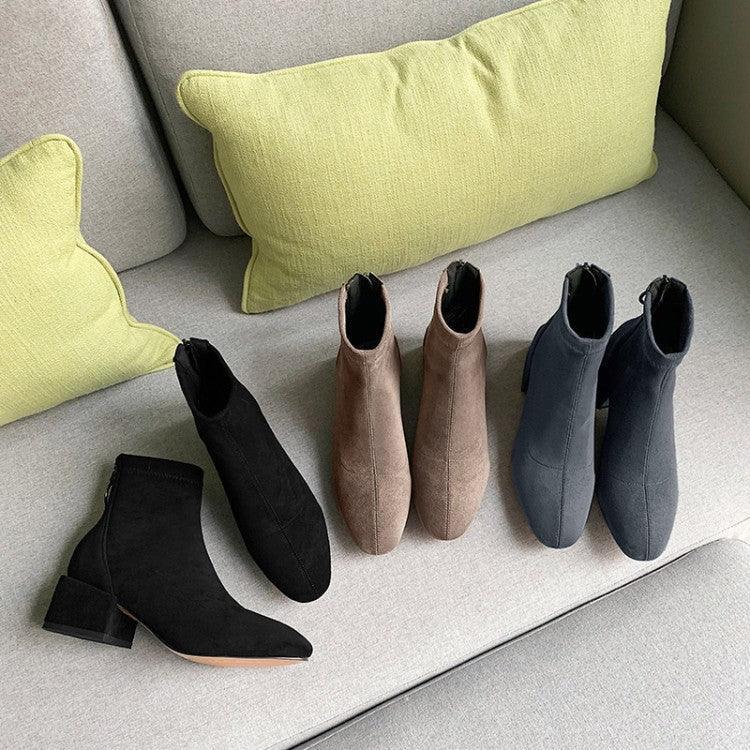 Ankle Suede Boots - Clothing Whore