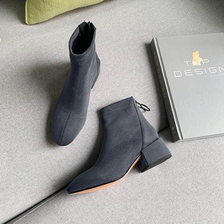 Ankle Suede Boots - Clothing Whore