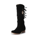 Chunky Heel Boots - Clothing Whore