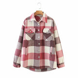 Plaid Jacket in Multiple Color Variations - Clothing Whore