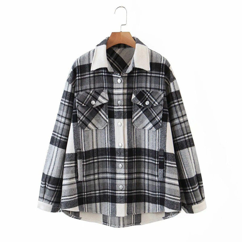 Plaid Jacket in Multiple Color Variations - Clothing Whore