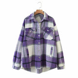 Plaid Jacket in Multiple Color Variations - Clothing Whore