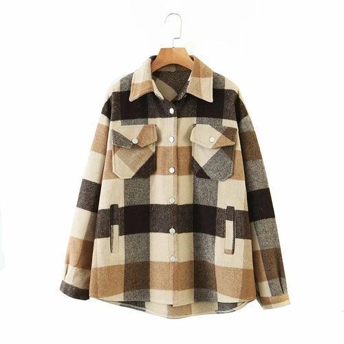 Plaid Jacket in Multiple Color Variations - Clothing Whore