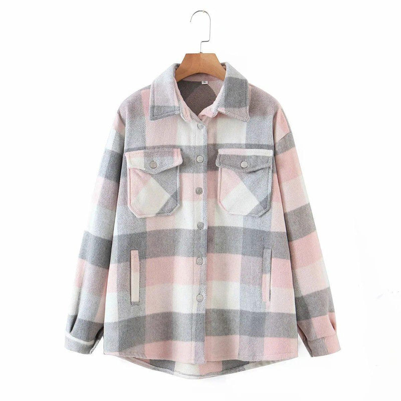 Plaid Jacket in Multiple Color Variations - Clothing Whore