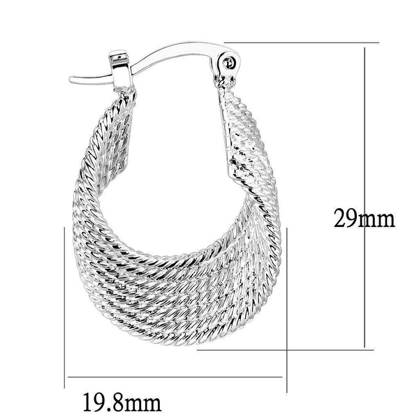 Braided Hoop Earrings - Clothing Whore