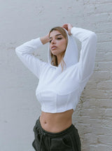 Noelle Cropped Hoodie - Clothing Whore