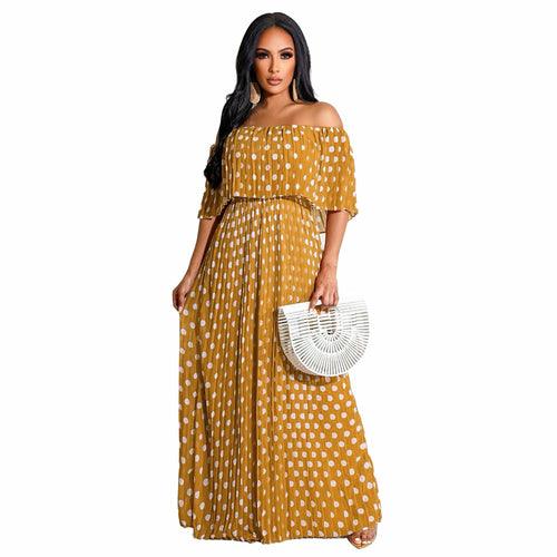 Polka Dot Maxi Dress - Clothing Whore