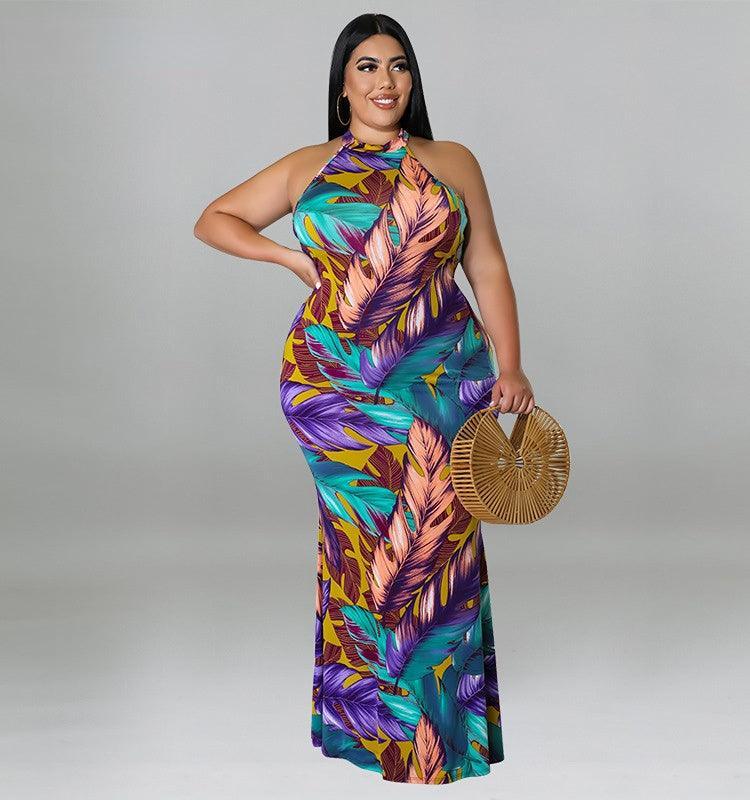 Plus Size Women Bodycon Maxi - Clothing Whore