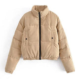 Ribbed Parka Coat - Clothing Whore