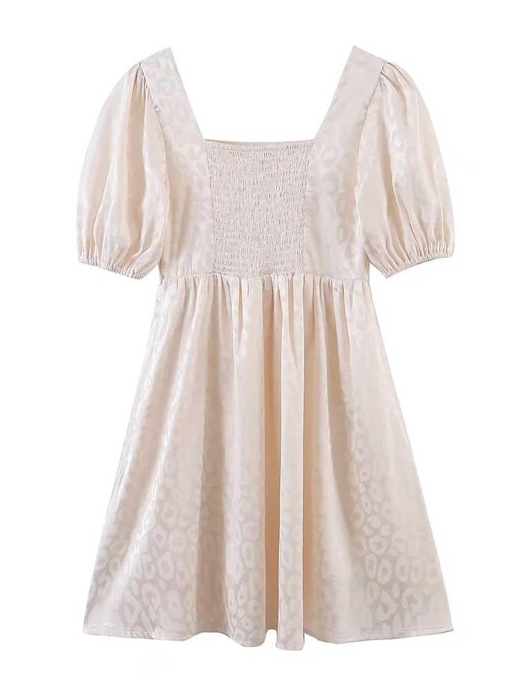 Puff Sleeve Mini Summer Dress - Clothing Whore