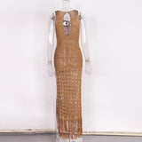 Fringed Hem Summer Dress - Clothing Whore