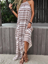 Printed Maxi Dress - Clothing Whore