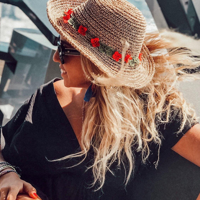 EVIE STRAW SUNHAT - Clothing Whore