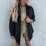 Argyle Padded Jacket - Clothing Whore