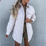 Argyle Padded Jacket - Clothing Whore