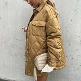 Argyle Padded Jacket - Clothing Whore