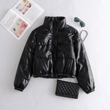 PLeather Puffer Jacket - Clothing Whore