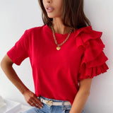 Layered Ruffle Top - Clothing Whore