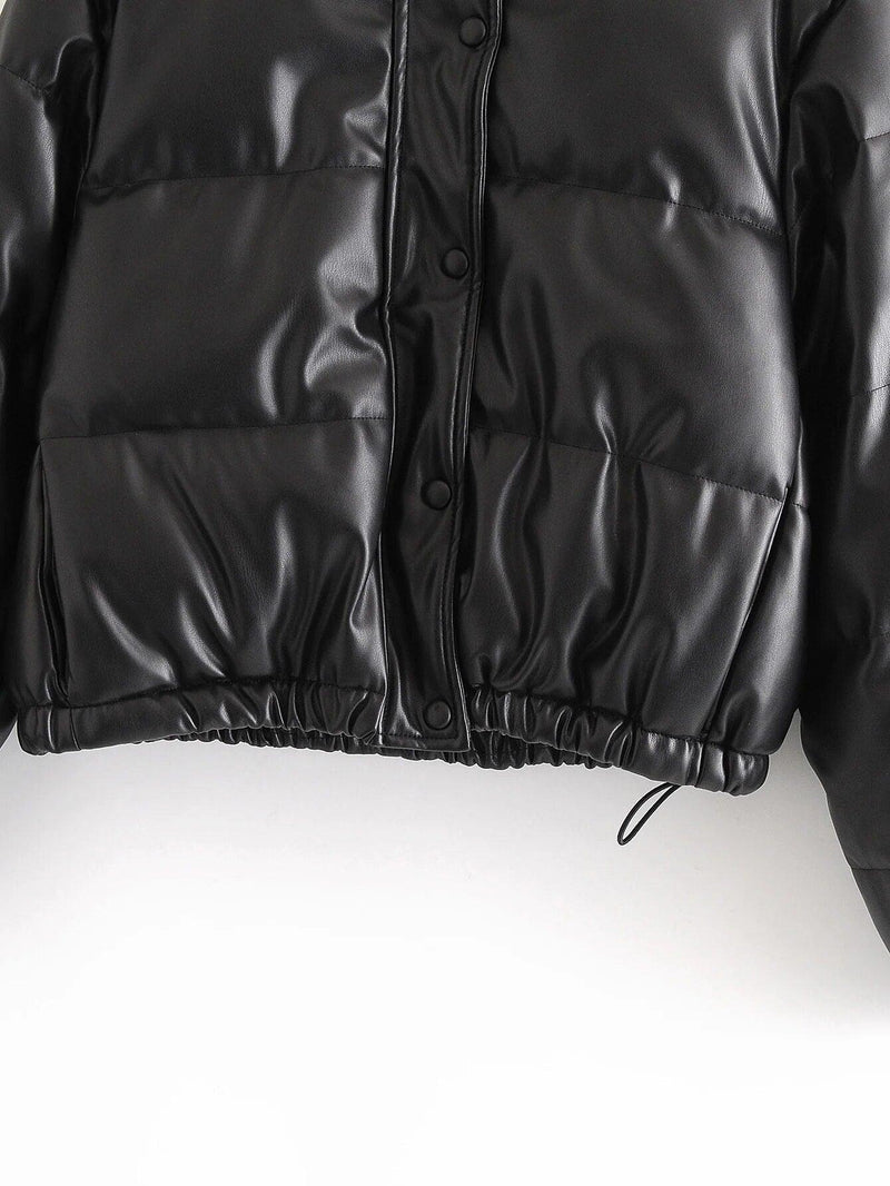 Leather Parka Jacket - Clothing Whore