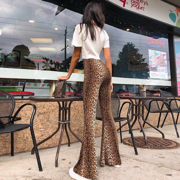 Rawr Leopard Flares - Clothing Whore