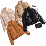 PLeather Puffer Jacket - Clothing Whore