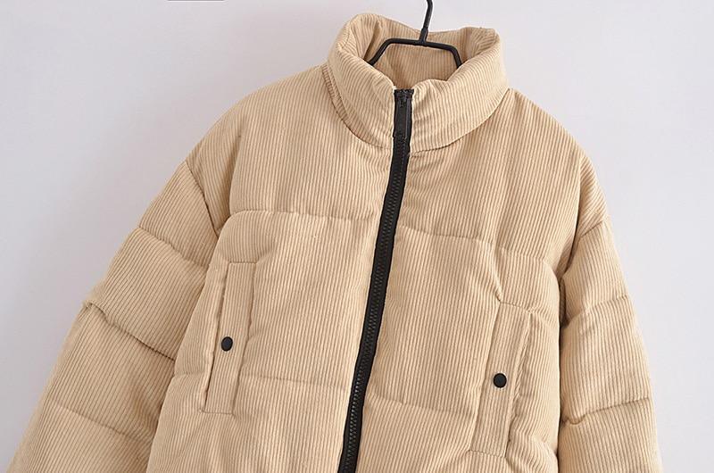 Ribbed Parka Coat - Clothing Whore