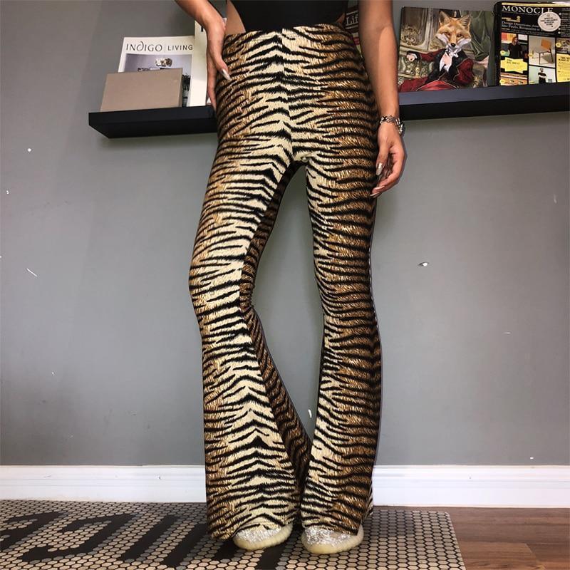 Rawr Leopard Flares - Clothing Whore