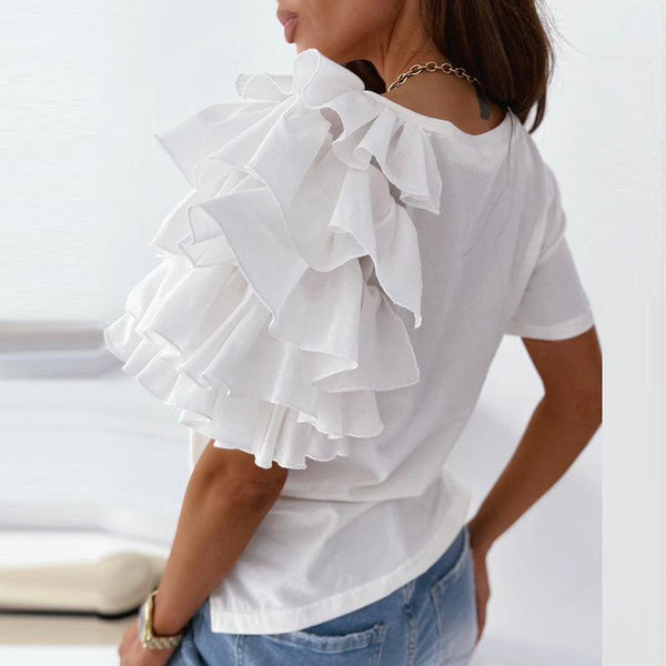 Layered Ruffle Top - Clothing Whore