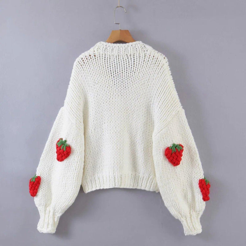 Strawberry Fields Sweater - Clothing Whore