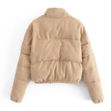 Ribbed Parka Coat - Clothing Whore