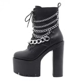 Chain Me Up Boots - Clothing Whore