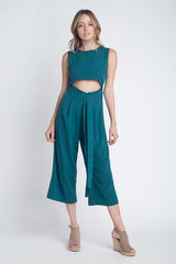 Sleeveless Tie Jumpsuit - Clothing Whore