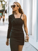 Pinstripe Blazer Dress - Clothing Whore