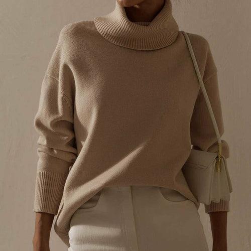 Turtleneck Sweater Loose Fit - Clothing Whore