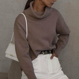 Turtleneck Sweater Loose Fit - Clothing Whore