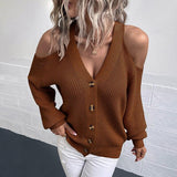 Off Shoulder Cardigan - Clothing Whore