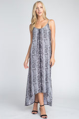 Snakeskin Print Maxi - Clothing Whore