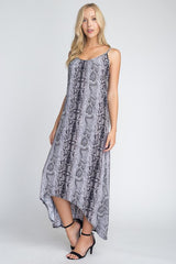 Snakeskin Print Maxi - Clothing Whore