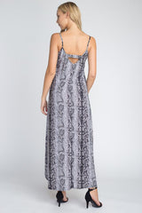 Snakeskin Print Maxi - Clothing Whore