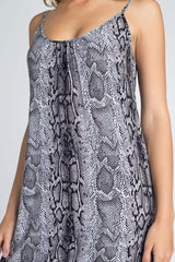 Snakeskin Print Maxi - Clothing Whore