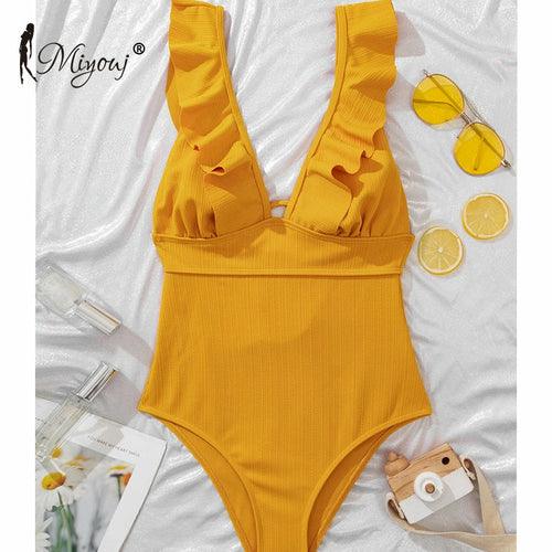 Ruffle Swimsuit Swimwear - Clothing Whore