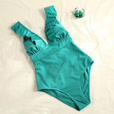 Ruffle Swimsuit Swimwear - Clothing Whore