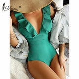 Ruffle Swimsuit Swimwear - Clothing Whore