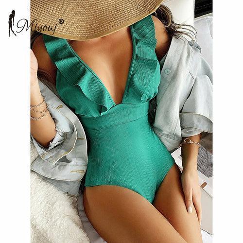 Ruffle Swimsuit Swimwear - Clothing Whore