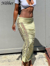 All Tied Up Skirt - Clothing Whore